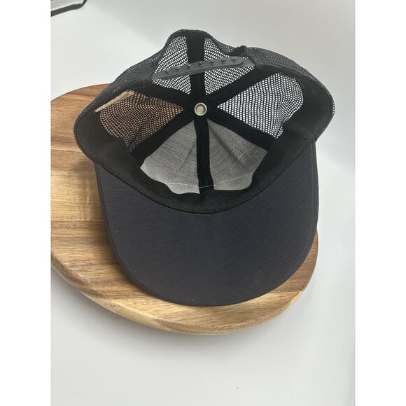 USS Louisville Hat Cap Snap Back Mesh Trucker Mens Navy USA Black Scrambled Eggs - Picture 7 of 11